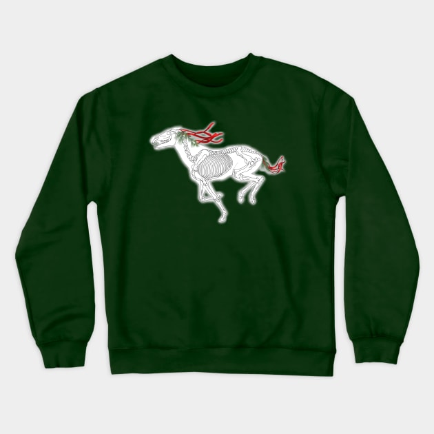 Mari Lwyd Crewneck Sweatshirt by Heather Dorsch Creations